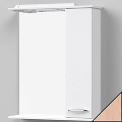 Водолей Зеркальный шкаф Колумбия 65 R дуб – фотография-1